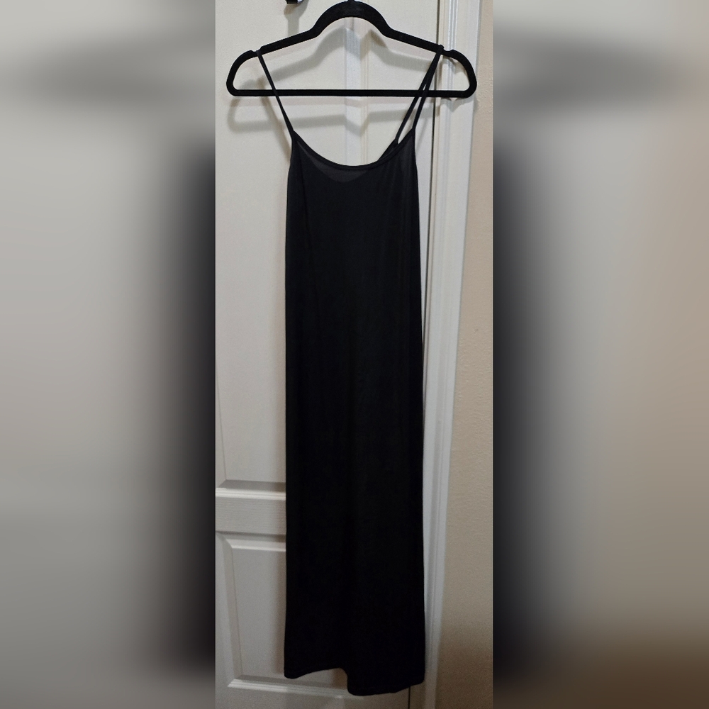 EUC Black Stretchy Long Dress
